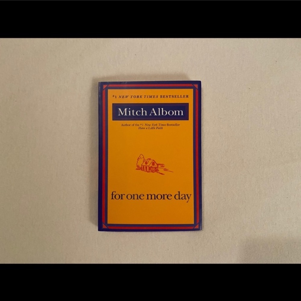 For One More Day Novel by Mitch Albom Fiction Book